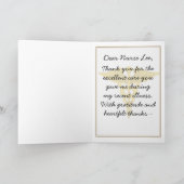 黒いメスナースサンキューカード サンキューカード (内部)