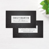 黒いメタリック背景 |白い枠 (デスク)