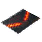 黒いメタル階段 ノートブック (左側)