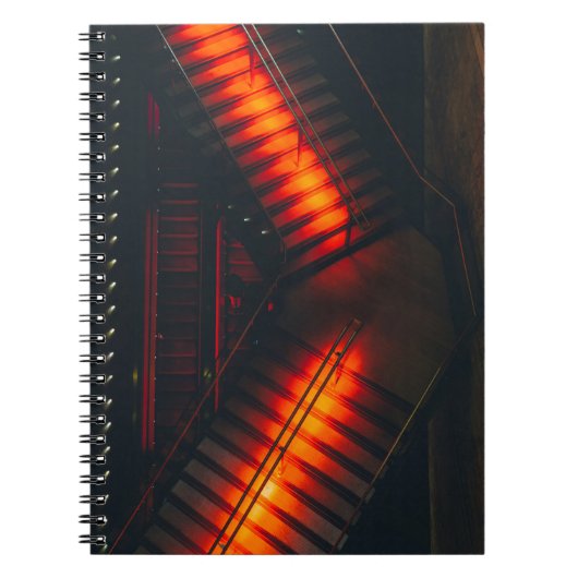 黒いメタル階段 ノートブック (正面)