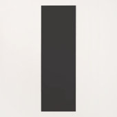 黒いモダンオパール宝石パターン ヨガマット (裏面)