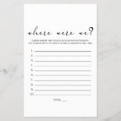 黒いモダンシンプルのスクリプトゲーム チラシ (正面)