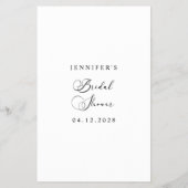 黒いモダンシンプルのスクリプトゲーム チラシ (裏面)