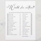 黒いモダンシンプルの脚本遊びはむしろ彼女だろう (正面)