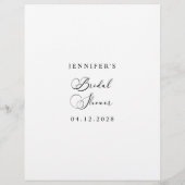 黒いモダンシンプルの脚本遊びはむしろ彼女だろう (裏面)