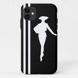 黒いモダンファッション iPhone 11 ケース