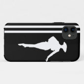 黒いモダンファッション Case-Mate iPhoneケース (裏面(横))