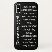 黒いモダン諺の聖句 Case-Mate iPhoneケース (裏面)