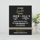 黒いモダン金ゴールドは彼女の飲み物を結婚スポーティに (スタンド正面)