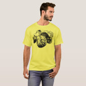 黒いモンスタートラック Tシャツ (正面フル)