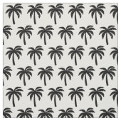 黒いヤシの木の生地 ファブリック (見本)