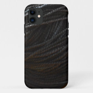 黒いヤーン iPhone 11 ケース