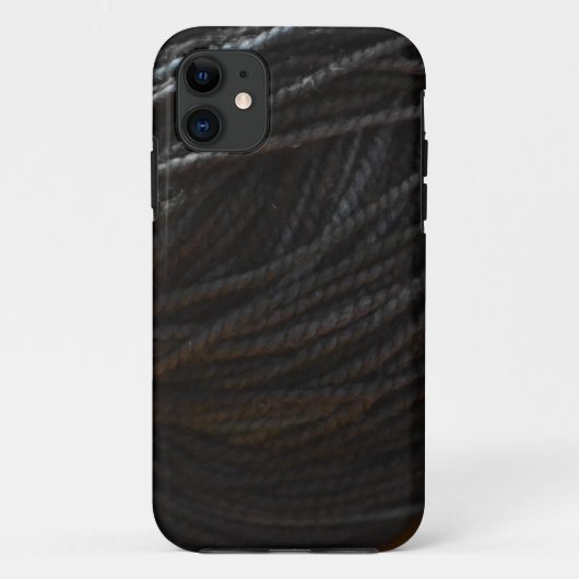 黒いヤーン Case-Mate iPhoneケース (裏面)