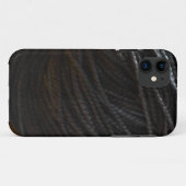 黒いヤーン Case-Mate iPhoneケース (裏面(横))