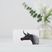 黒いユニコーンの名刺 名刺 (スタンド正面)