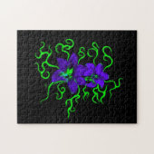 黒いユリの花 ジグソーパズル (横)