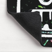 黒いライト/リーバイズG.著ネオンしぶき"出口" マウスパッド (コーナー)