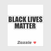 黒いライブマター シール (シート)