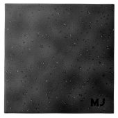 黒いラグジュアリーきらめくバックグラウンド タイル (正面)