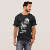 黒いラグーンのホラー映画の生き物 Tシャツ (正面フル)