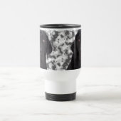 黒いラブラドル・レトリーバー犬 トラベルマグ (中央)