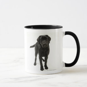 黒いラブラドル・レトリーバー犬 マグカップ