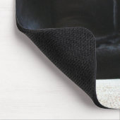 黒いラブラドール マウスパッド (コーナー)