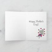 黒いラブラドール&ママのスカートの漫画 カード (内部)