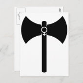 黒いラブリー ポストカード (正面/裏面)