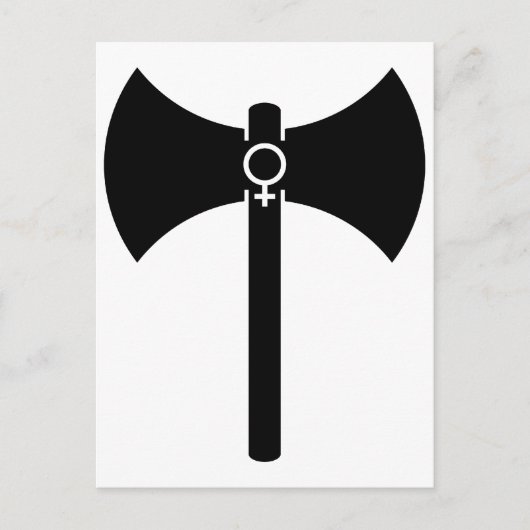 黒いラブリー ポストカード (正面)