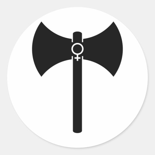 黒いラブリー ラウンドシール (正面)