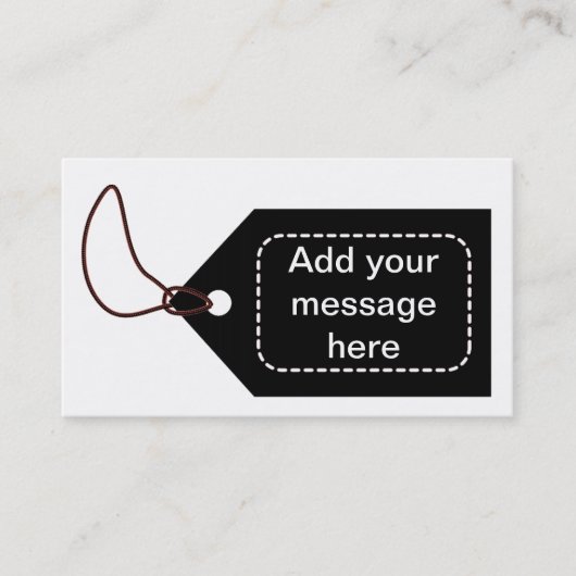 黒いラベル 名刺 (正面)