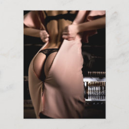 黒いランジェリー写真 ポストカード