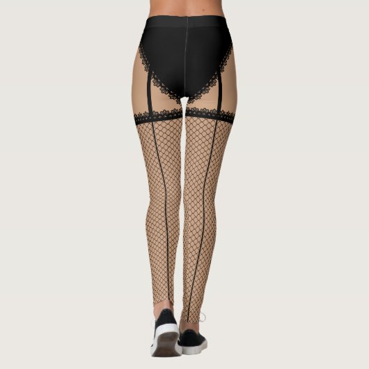 黒いランジェリー(切られるフランス語) レギンス (裏面)