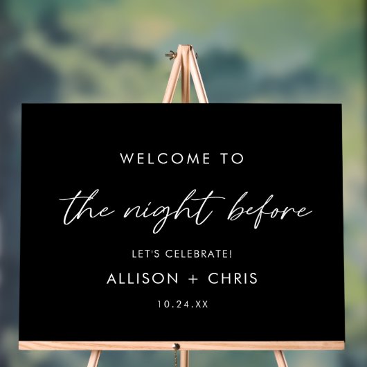 黒いリハーサルの夕食の前の夜 アクリルサイン (ニュートラル)