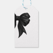 黒いリボンで30歳の誕生日をお祝い ギフトタグ (裏面)