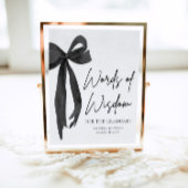 黒いリボンの卒業パーティーアドバイスと賢明な言葉 ポスター