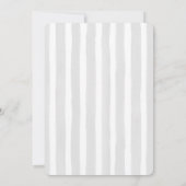 黒いリボンの結び目  ブライダルシャワーパーティ 招待状 (裏面)