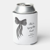 黒いリボンの結婚前お祝いパーティー 缶クーラー (缶裏面)