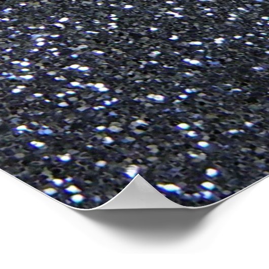 黒いリボン装飾 ポスター (角)