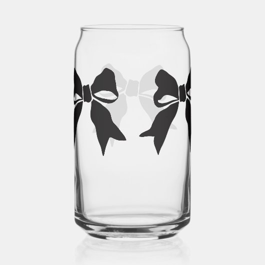 黒いリボン ガラス缶 (右)