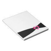 黒いリボン ノートパッド (アングル)