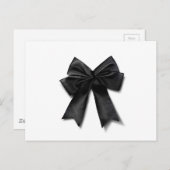 黒いリボン ポストカード (正面/裏面)