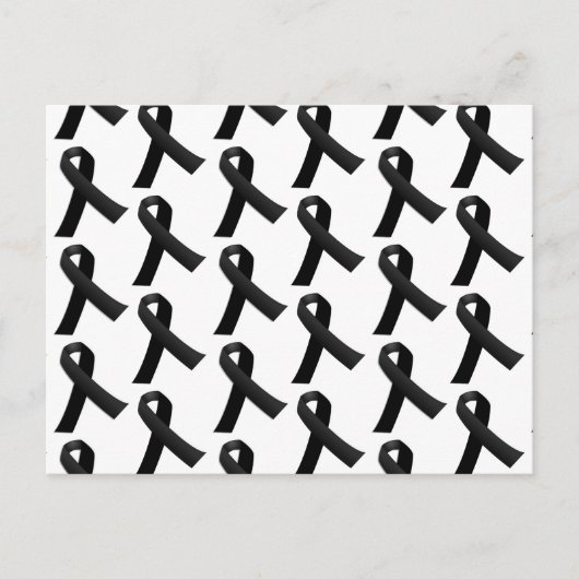 黒いリボン ポストカード (正面)