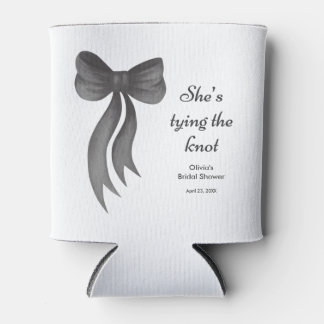 黒いリボン 彼女は結婚する ブライダルシャワーパーティー 缶クーラー