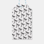 黒いリボン 彼女は結婚する ブライダルシャワー ギフトタグ (裏面)