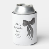 黒いリボン 彼女は結婚する ブライダルシャワー 缶クーラー (缶正面)