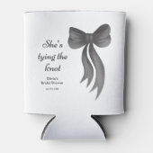 黒いリボン 彼女は結婚する ブライダルシャワー 缶クーラー (正面)