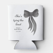 黒いリボン 彼女は結婚する ブライダルシャワー 缶クーラー (裏面)