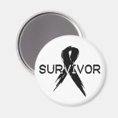 黒いリボン – 遺族 マグネット (正面/裏面)